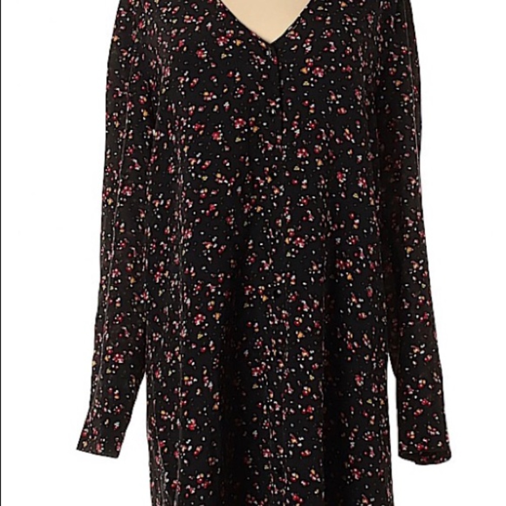Sezane for Madewell silk floral elly dress size XS
